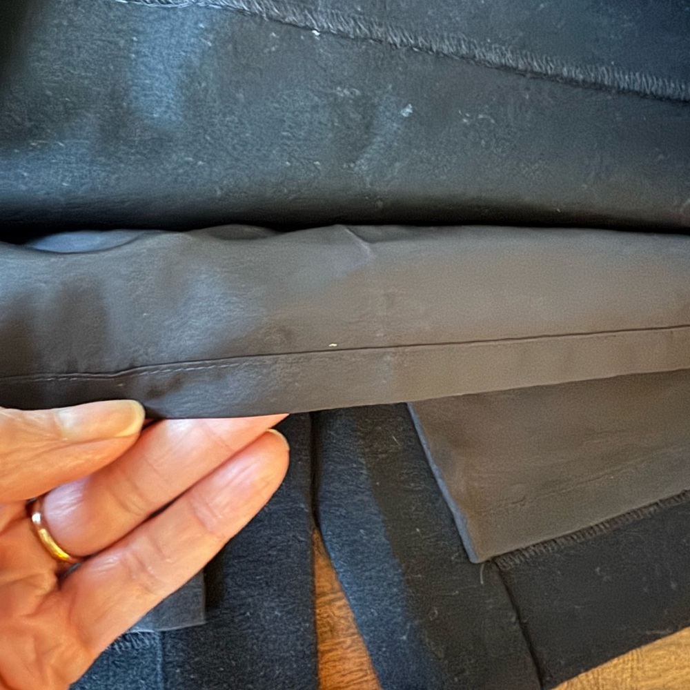 VTG J. Crew Wool Blend Black Pencil Skirt Size 6 - Picture 7 of 11